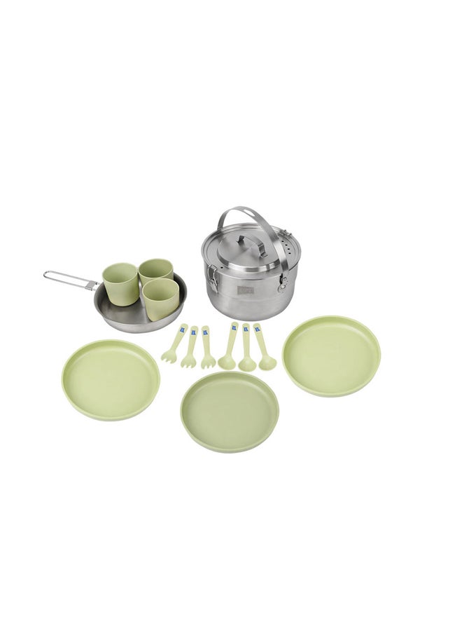 دي بي تي طقم قدور ستانلس ستيل, فضي - Image 2