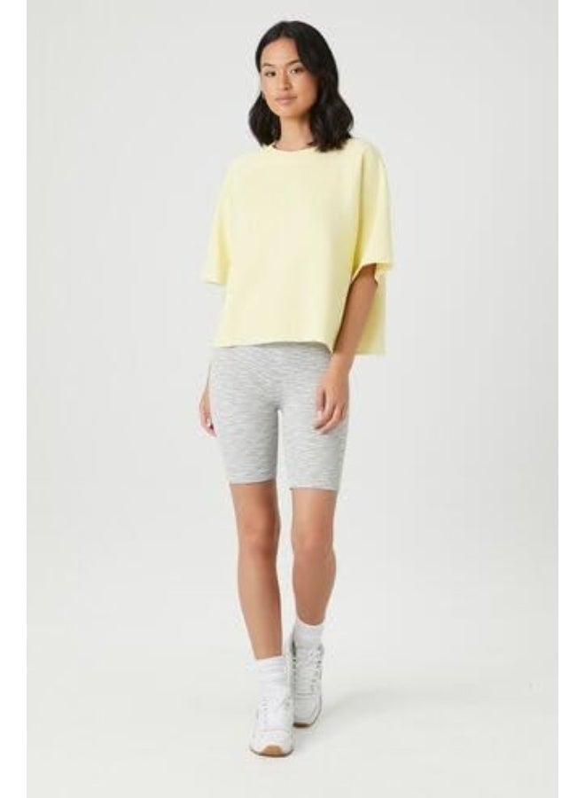 FOREVER 21 Active Fleece Short-Sleeve Sweatshirt - Image 5