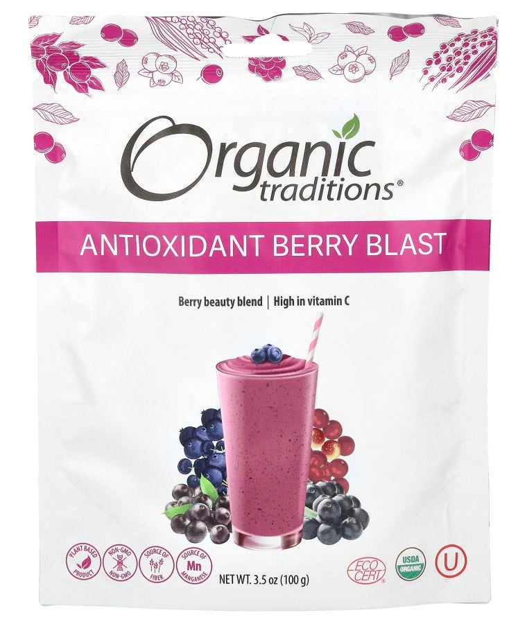 Organic Traditions Antioxidant Berry Blast 3.5 oz (100 g)