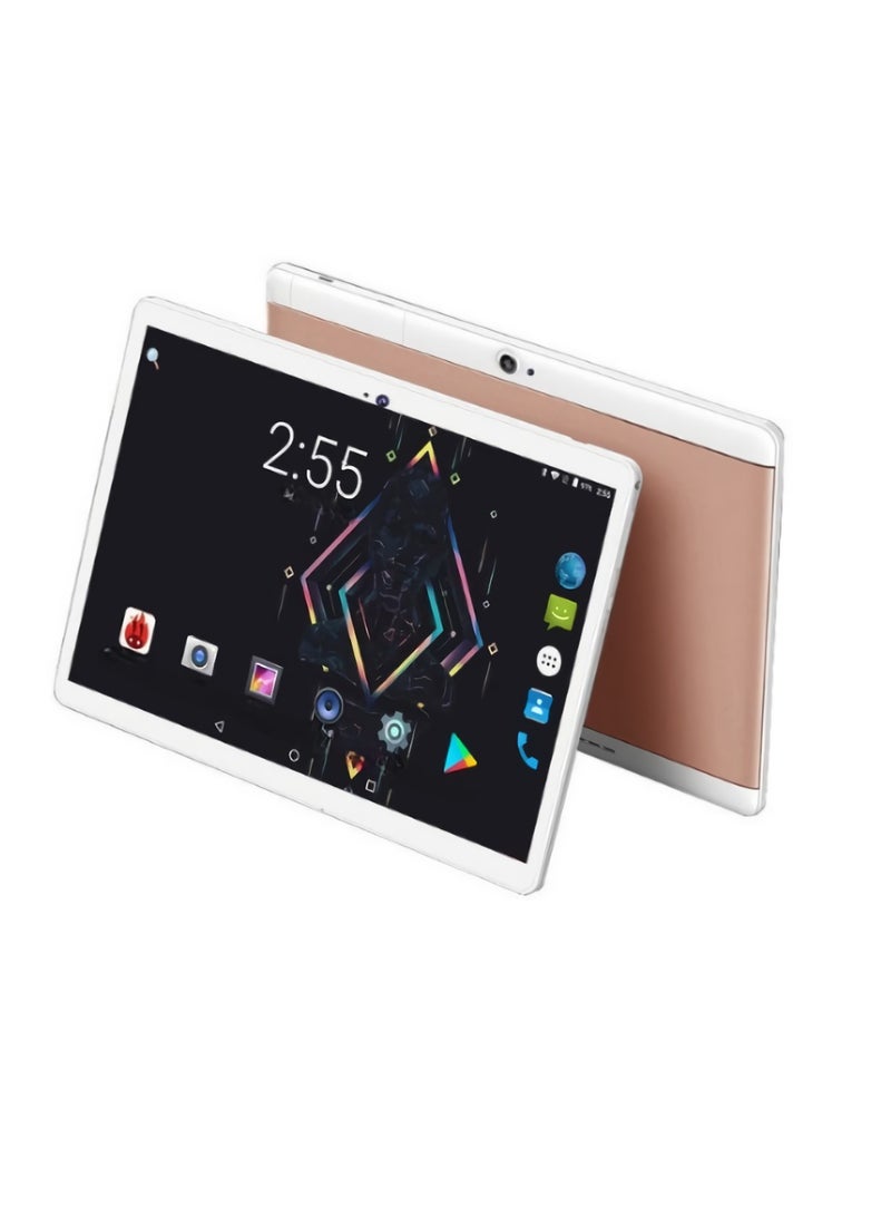 AROAQ T100 10 Inch Android Tablet, Portable Tablet Pc With TF Card Slot And Dual Camera, Lightweight Easy To Carry Wifi Pad With Octa Core Processor, (1pc, Rose Gold, 2GB RAM 32GB ROM) - Image 1