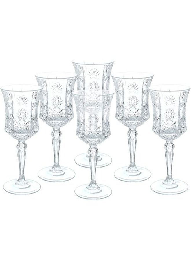 RCR Set Of 6 Crystal Luxor Glasses