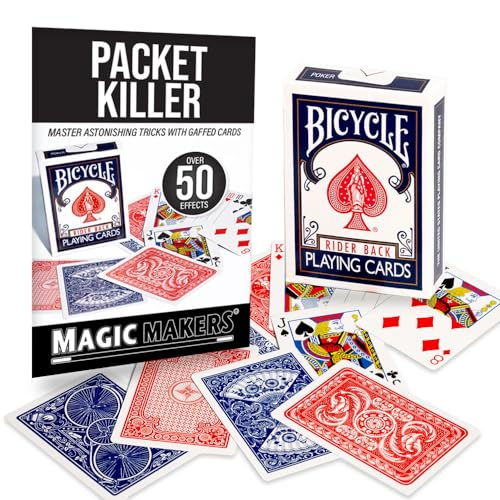 Magic Makers Packet Killer Bicycle Deck - 50 Tricks with Special Printed Bicycle Cards - Image 5