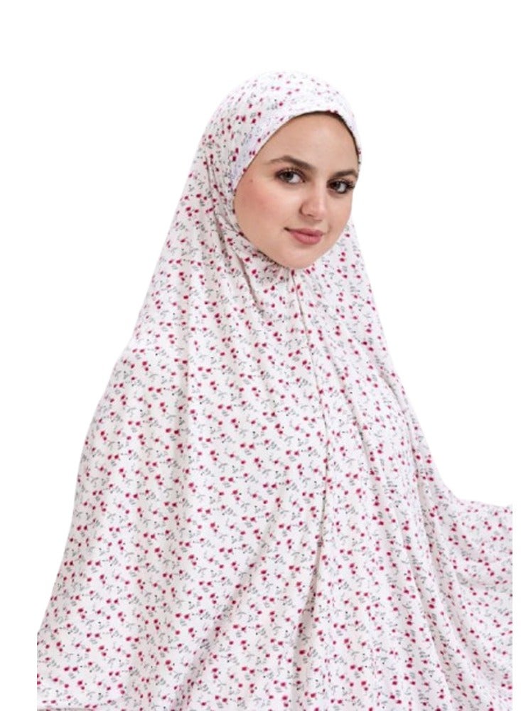 Cesar 2-Piece Prayer and Homewear Set for Women – Wide Head Cape with Long Sleeves and Comfortable Full-Length Elastic Skirt - Image 2