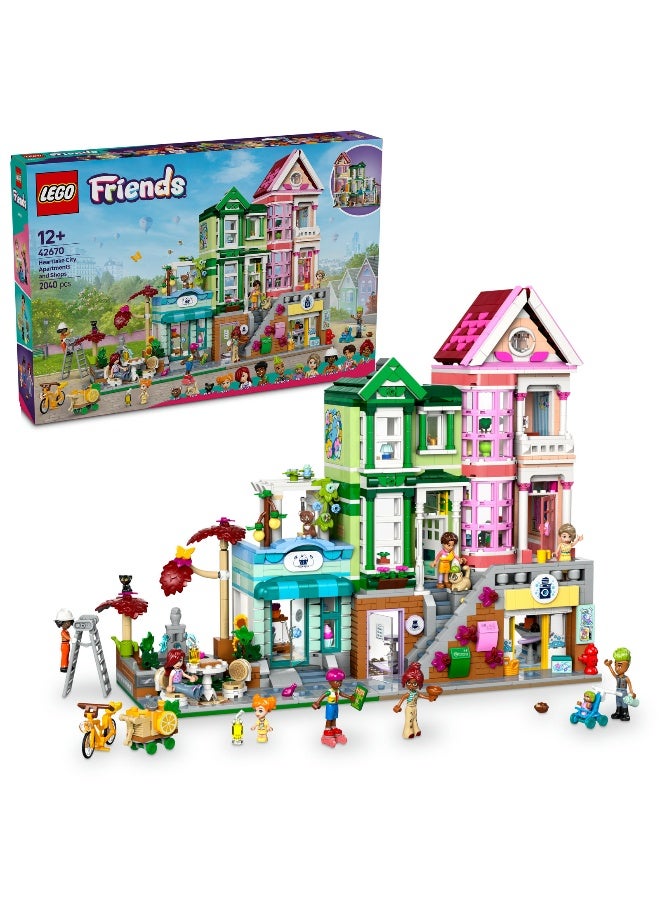 LEGO Friends Heartlake City Apartments & Stores 42670 Building Set (2040 Pieces) - Image 1