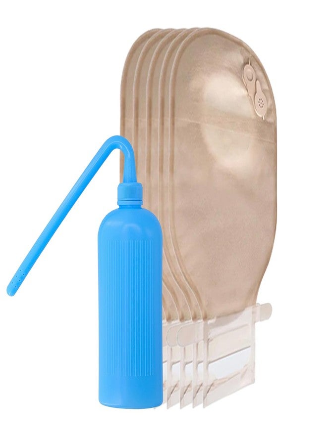 Med مجموعة العناية بالفغرة من قطعتين من MED - كيس فغر القولون مع فتحة تهوية ذكية + زجاجة تنظيف ذات 12 فتحة (5) - Image 1