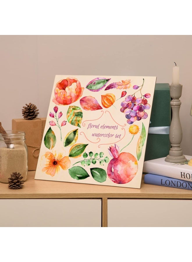 SLASA 24-Pack Basswood Sheets – 12 x 12 x 1/8 Inch (3mm) – Unfinished Wood Panels for Laser Cutting, Wood Burning, Staining, DIY Crafts & Architectural Models - Image 5