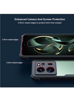 ماركة غير محددة حافظة لهاتف Xiaomi 13T Pro، وسائد هوائية مقاومة للصدمات من مادة TPU مع حماية عدسة الكاميرا، متوافقة مع حافظة Xiaomi 13T مقاس 6.67 بوصة، غطاء خلفي للهاتف المحمول شفاف مضاد لبصمات الأصابع، جراب هاتف نحي  - Image 3