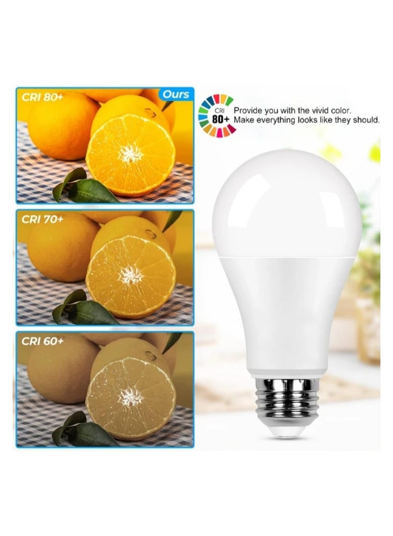 لمبة ليد 12 واط E27 ضوء اصفر دافىء ، 5 قطع اصفر دافىء, 12 واط. - Image 2