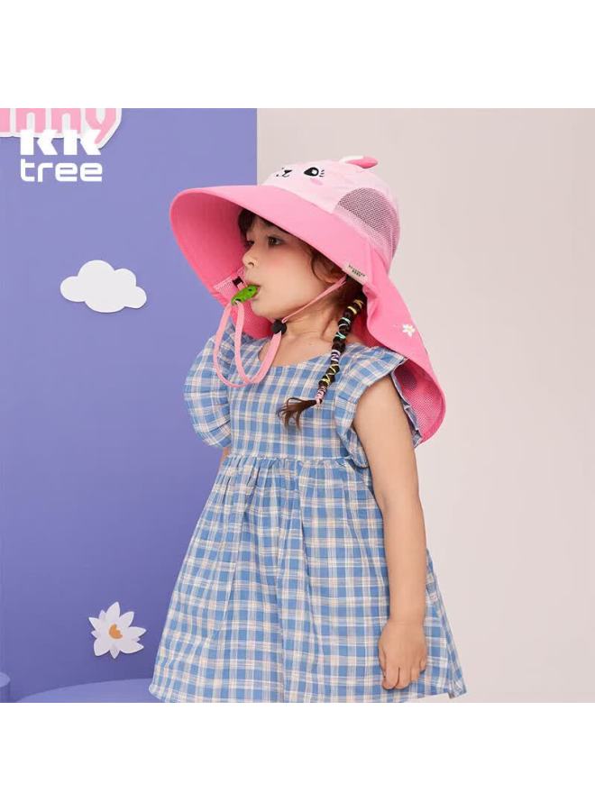 Kocotree Children's Sun Protection Hat, Uv-resistant Wide Brim Summer Baby Sunshade Cap For Boys And Girls, Fisherman Sun Hat