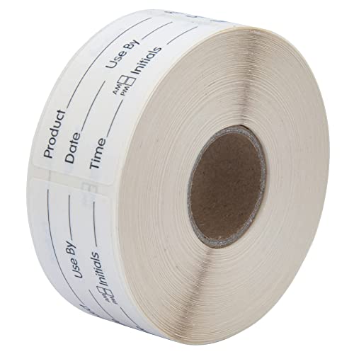 L LIKED 500 Stickers Use by 1 x 2 Inch Dissolvable Food Storage Labels for Containers - Image 3
