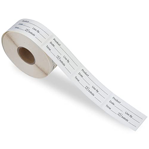 L LIKED 500 Stickers Use by 1 x 2 Inch Dissolvable Food Storage Labels for Containers - Image 4