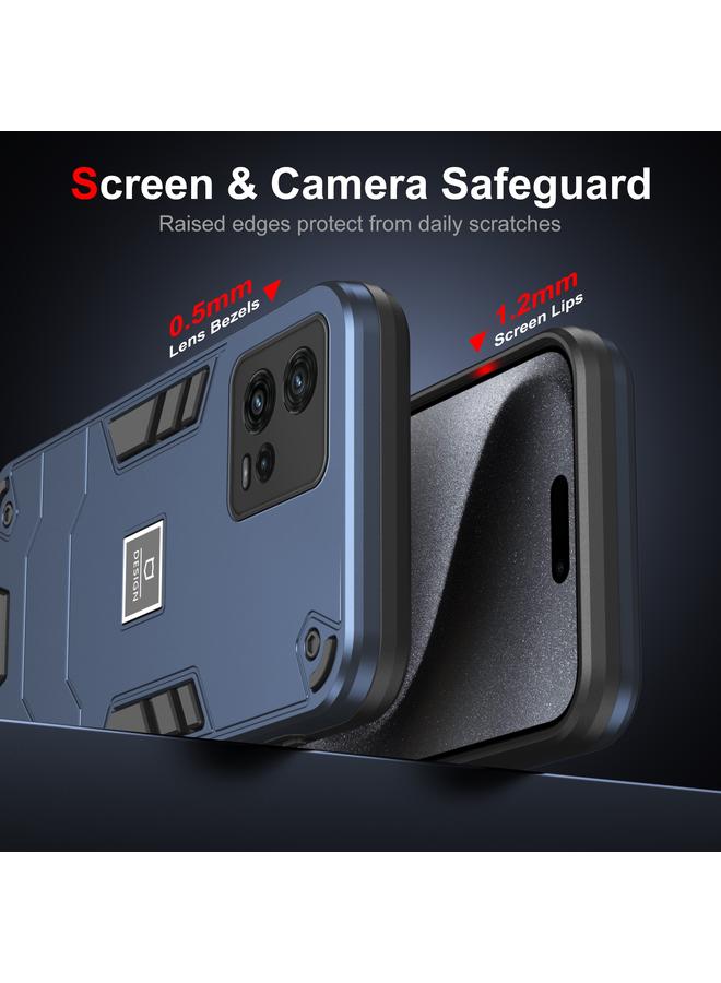 S-TOP Case For Motorola Moto G72 Shockproof TPU Hybrid PC Phone Case - Image 2