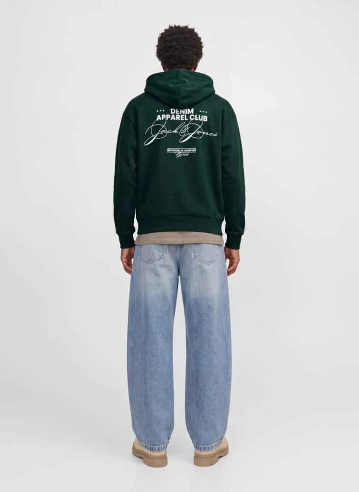 JACK & JONES Casual Logo Zip Hoodie