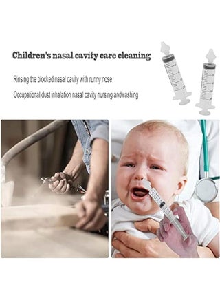 4 Pieces, Nasal Irrigator Syringe for Baby, Nasal Aspirator, Silicone Nasal Suction Tip, Pressure Nasal Syringe, Safe Nose Cleaner with Cleanable & Reusable Silicone Nasal Suction Tip (10ML) - view 5
