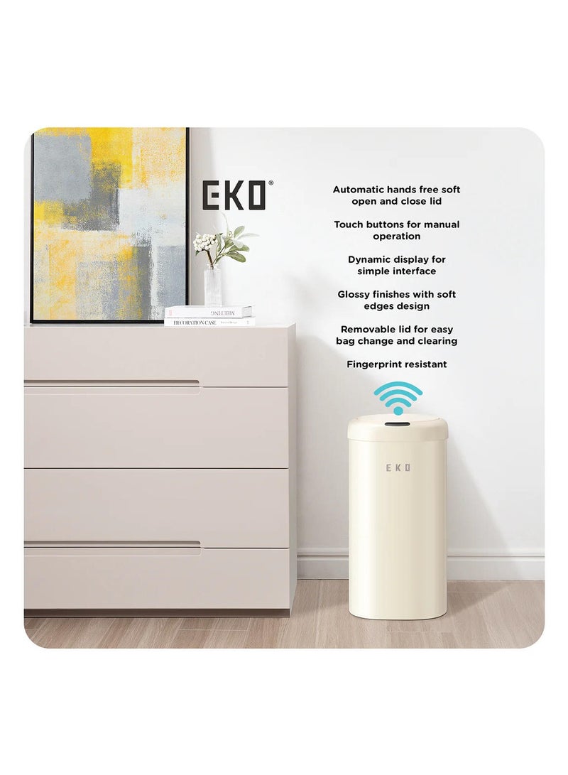 EKO Vintage Sensor Bin Vanilla 12L - Image 5
