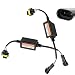 Dogary 2 PCS LED Car Light Decoder H11H8H9 Warning Error Decoder Canceller Plugandplay Antiflicker Harness Adapter for RadioAudio LED Filter Universal Bulb Retrofit Error Eliminator Black - Image 2