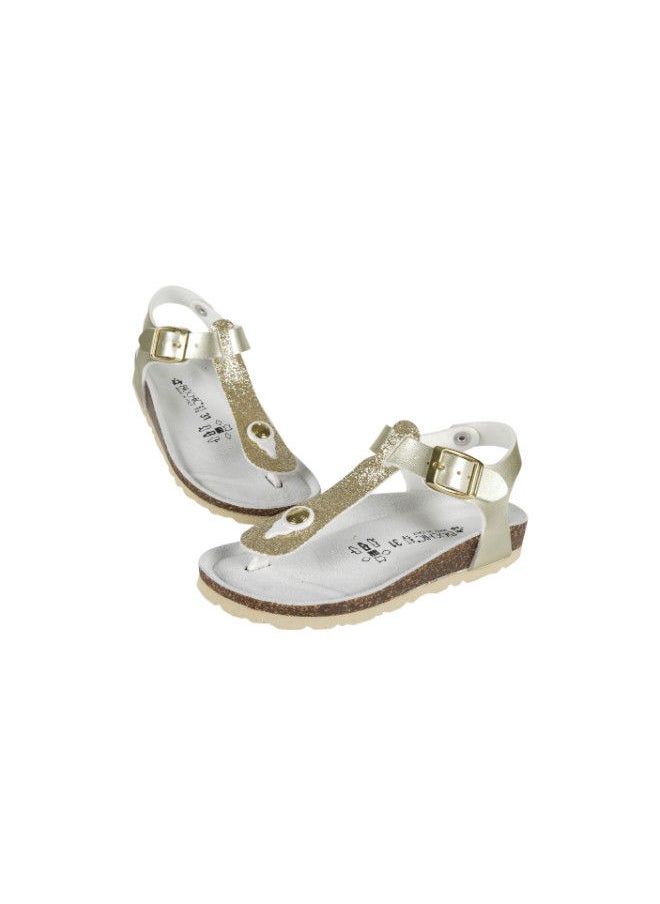 BiOCHIC - Biochic Girls Thong Sandals Backstrap 012-420 831M-Platin - Image 1