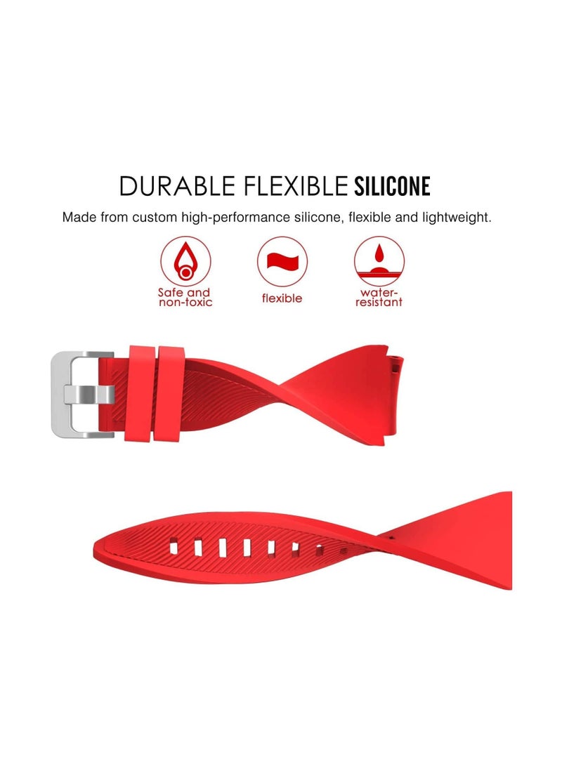 Soft Silicone Watch Band Compatible With Samsung Galaxy Watch 3 Gear S3 Frontier Amazfit Bip/Active Huawei Watch gt 2/2E Bracelet - Image 3