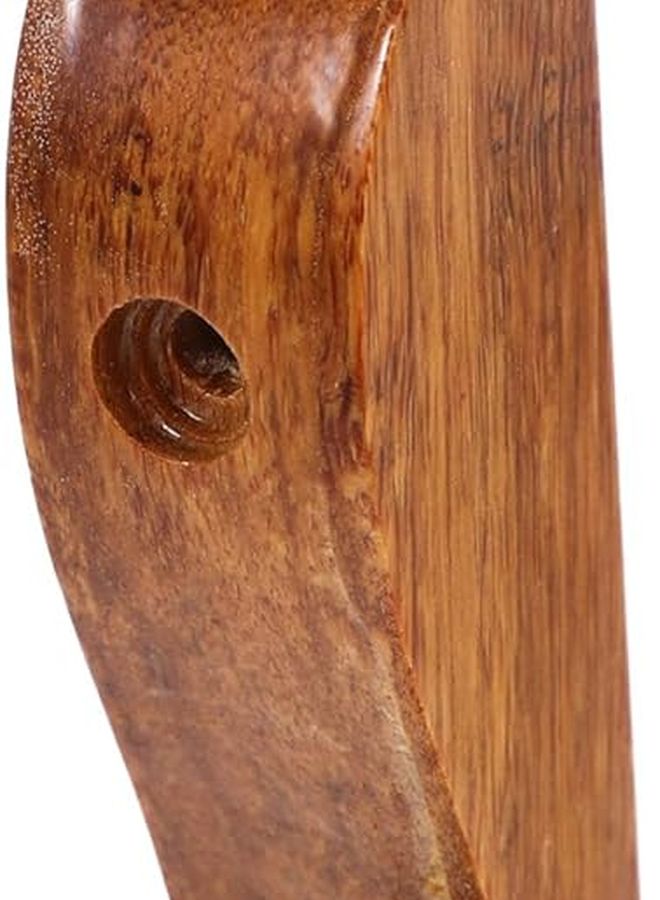 Tehaux Bamboo Wall Hooks Set Of 6 For Kitchen Bathroom And Entryway Decor - Image 4