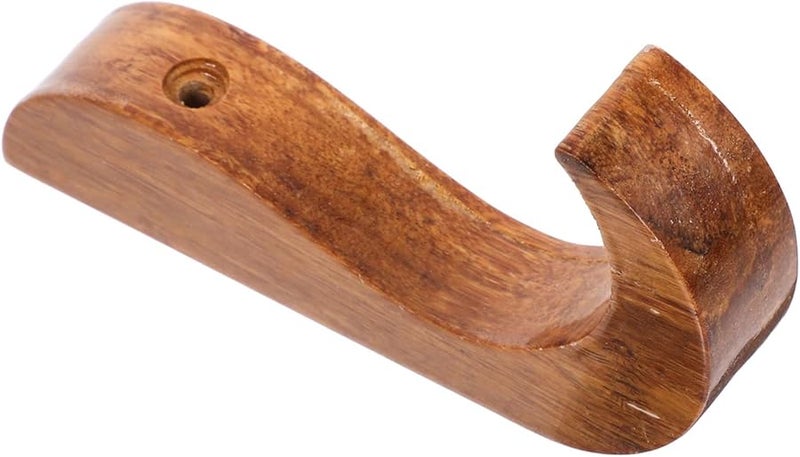 Tehaux Bamboo Wall Hooks Set Of 6 For Kitchen Bathroom And Entryway Decor - Image 2