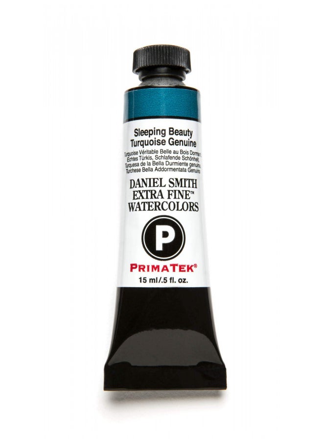 Daniel Smith DANIEL SMITH Extra Fine Watercolor 15ml Paint Tube, Sleeping Beauty Turquoise Genuine (284600150), 0.5 Fl Oz (Pack of 1)  - Image 1