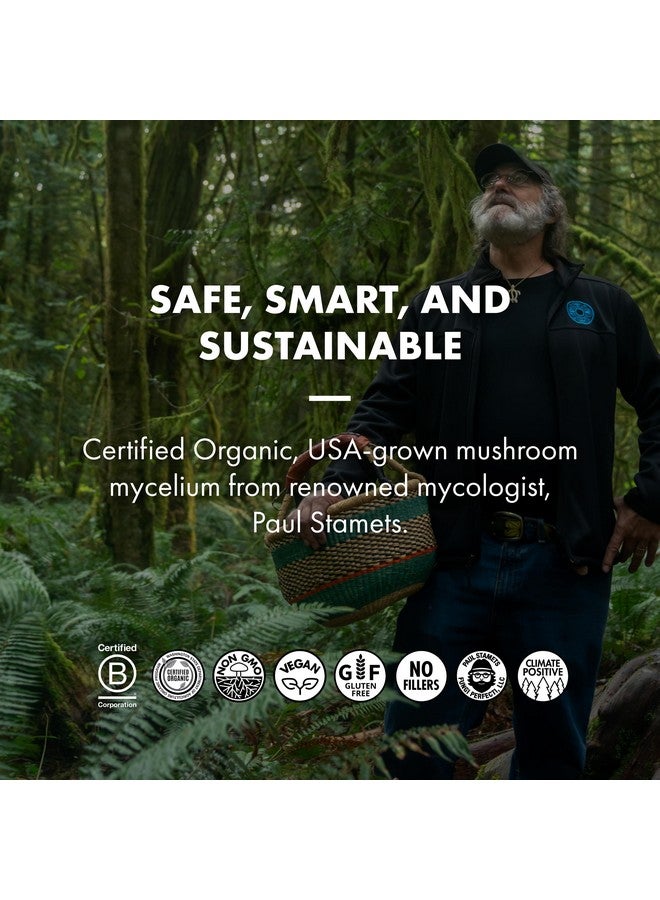 Host Defense MycoBotanicals Immune* Powder - Immune System Powder - Immune & Gut Health Support Supplement - Herbal Powder Supplement with Chaga, Reishi & Turkey Tail - 3.5 oz (32 Servings)* - Image 5