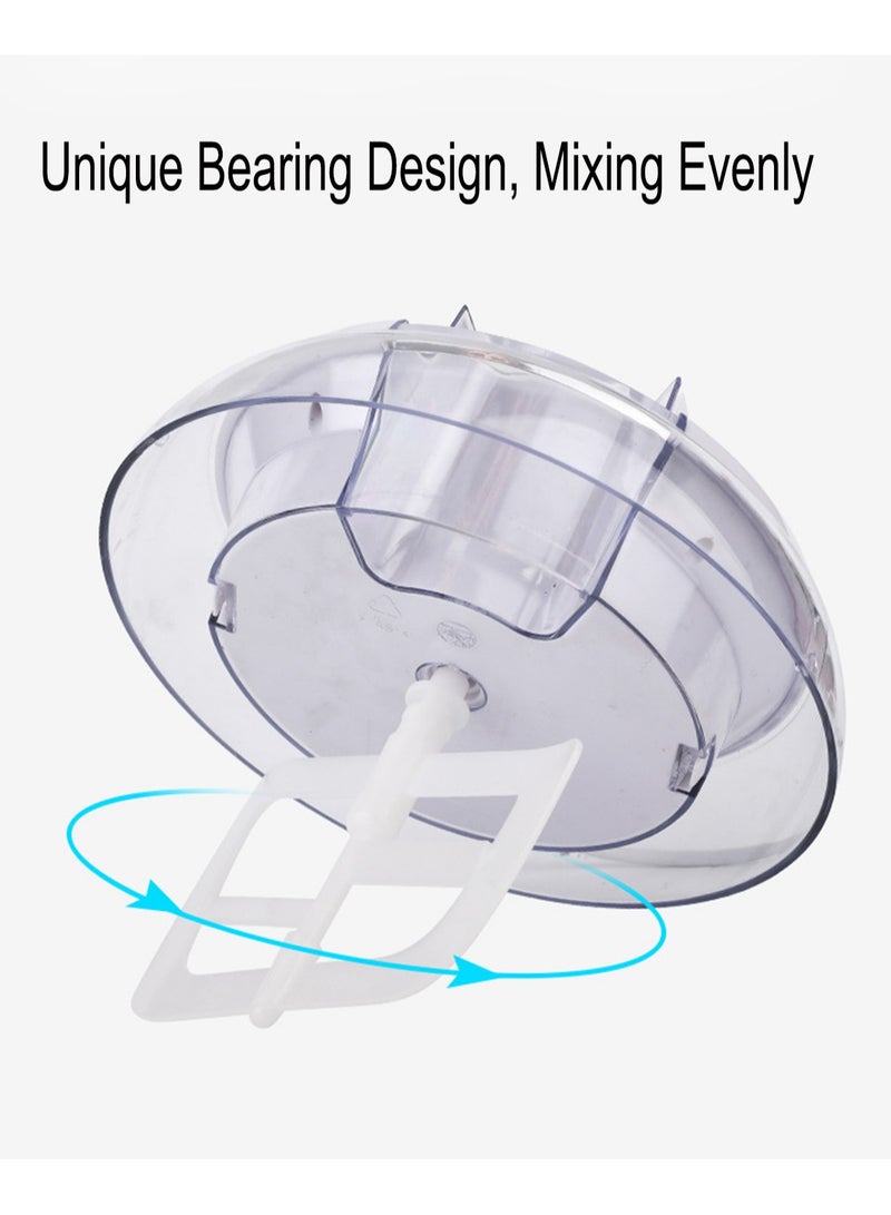 TDAO Electric Ice Cream Machine, DIY Home Ice Cream Maker for Homemade Gelato, Sorbet, Frozen Yogurt, Built-In Ingredient Chute, Easy to Clean and Store 1.65L - Image 5