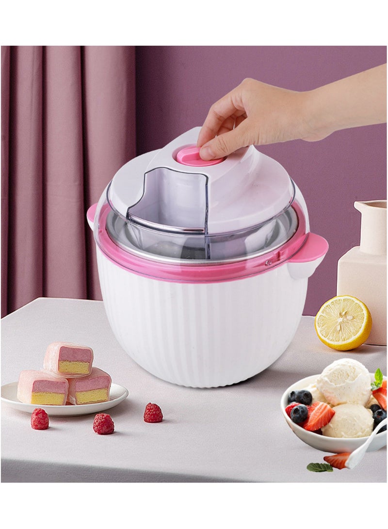 TDAO Electric Ice Cream Machine, DIY Home Ice Cream Maker for Homemade Gelato, Sorbet, Frozen Yogurt, Built-In Ingredient Chute, Easy to Clean and Store 1.65L - Image 2