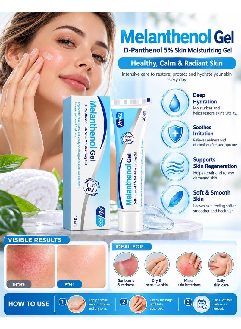 Melano Pharma Melanthenol Skin Moisturizing Gel 40gm - Image 3