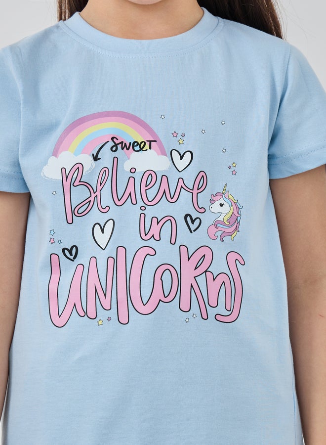 ستايلي تيشيرت ستايلي بطبعة جرافيك ورقبة دائرية - Image 3