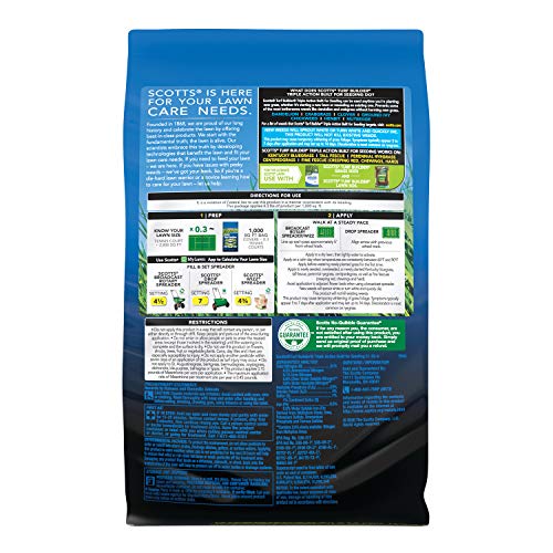 Scotts Turf Builder Triple Action Built For Seeding - Weed Preventer and Fertilizer for New Lawns, 1,000 sq. ft., 4.3 lbs. - Image 2