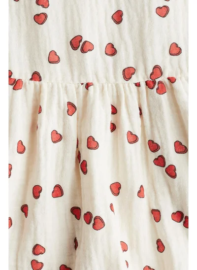 H&M Cotton muslin dress