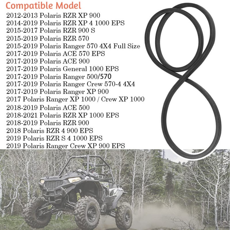 Bentolin Belt Box Seal Drive Clutch Cover Gasket for Polaris Ace RZR 1000 XP 900 S Ranger 900 1000 - Image 3