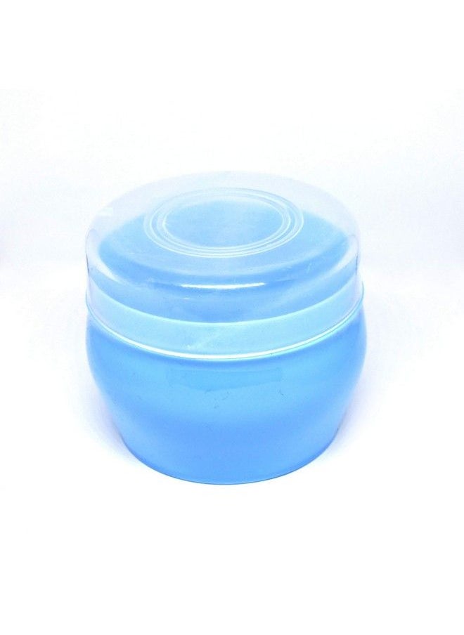 The Little Lookers Portable Baby Skin Care Baby Powder Puff With Box Holder Container For New Born And Kids For Baby Face And Body (Blue')  - Image 5