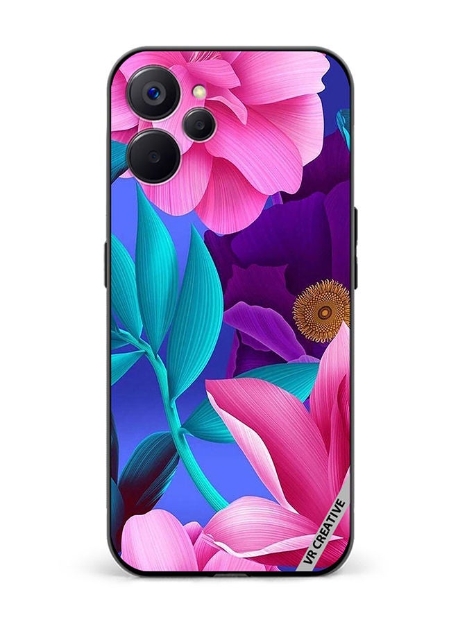 VR CREATIVE Protective Case Cover For Realme 10 5G Flower Design Multicolour - Image 1