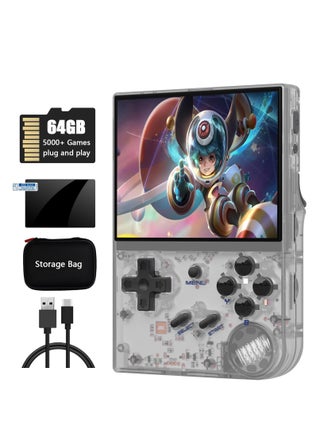 RG35XX Handheld Game Console , Dual System Linux+GarlicOS 3.5 Inch IPS Screen Built-in 64G TF Card 5000+ Classic Games Support HDMI TV Output - pzsku/Z22BED600B57D341F9E0EZ/45/_/1699000833/59bcae60-38fe-4a8c-a6f1-2b0ebd2c8777