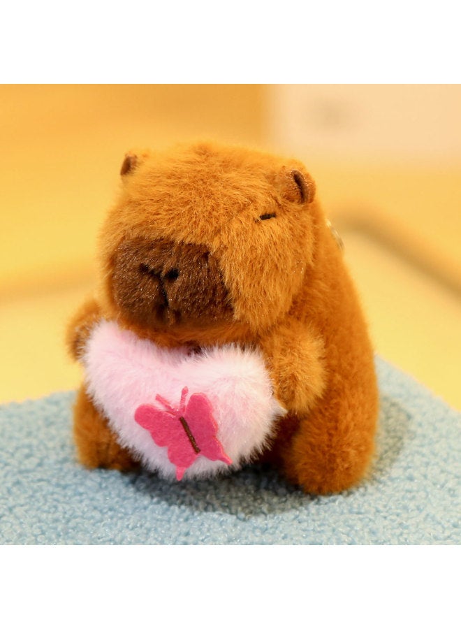 Kapibala Doll Plush Toy Cross-Border Doll Small Pendant Keychain Capybara Doll Birthday Gift For Girls