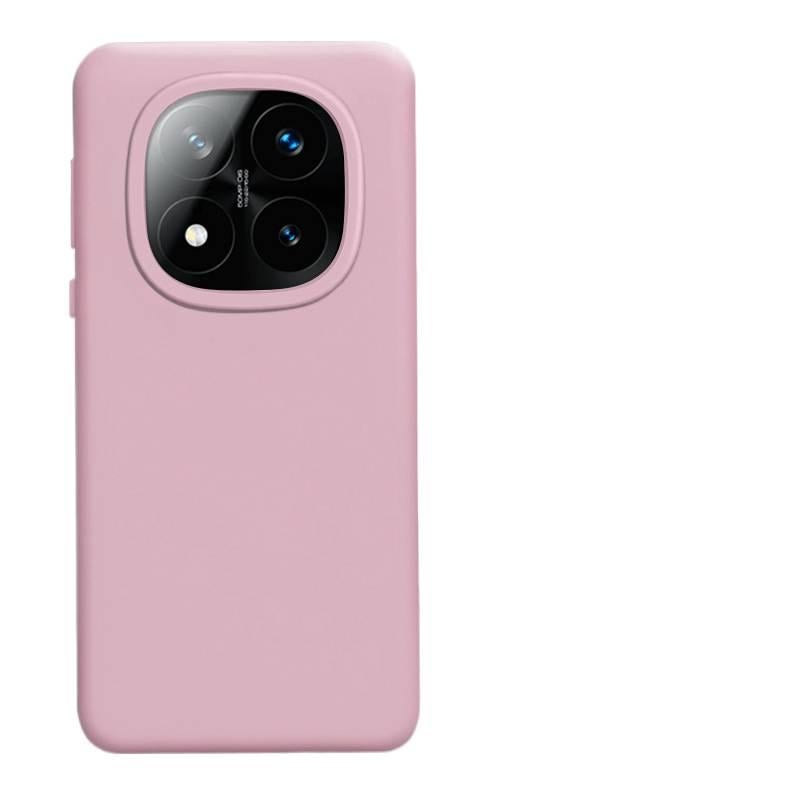 MS Silicone Protective Case for Redmi Note 13 with Drop Protection and Matte Finish plus Shockproof plus Liquid Silicone in Pink - Image 1
