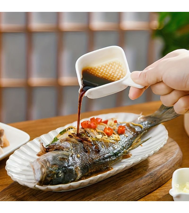 Home Seasoning Dish Hot Pot Dipping Sauce Bowl Side Dish Plate Ginger Garlic Grinder Quantity 1 - Image 2