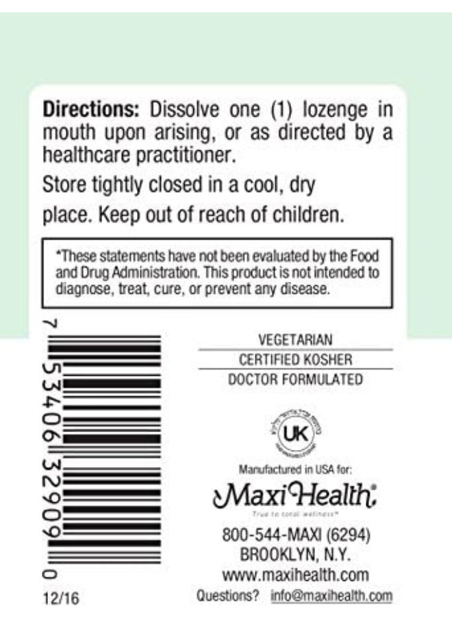 Maxi Health Methyl Folate Lozenges With B12 & B6, Berry Flavored - Memory, Cardiovascular Hormone & Immune Support - Gluten Free, Kosher  - Image 2