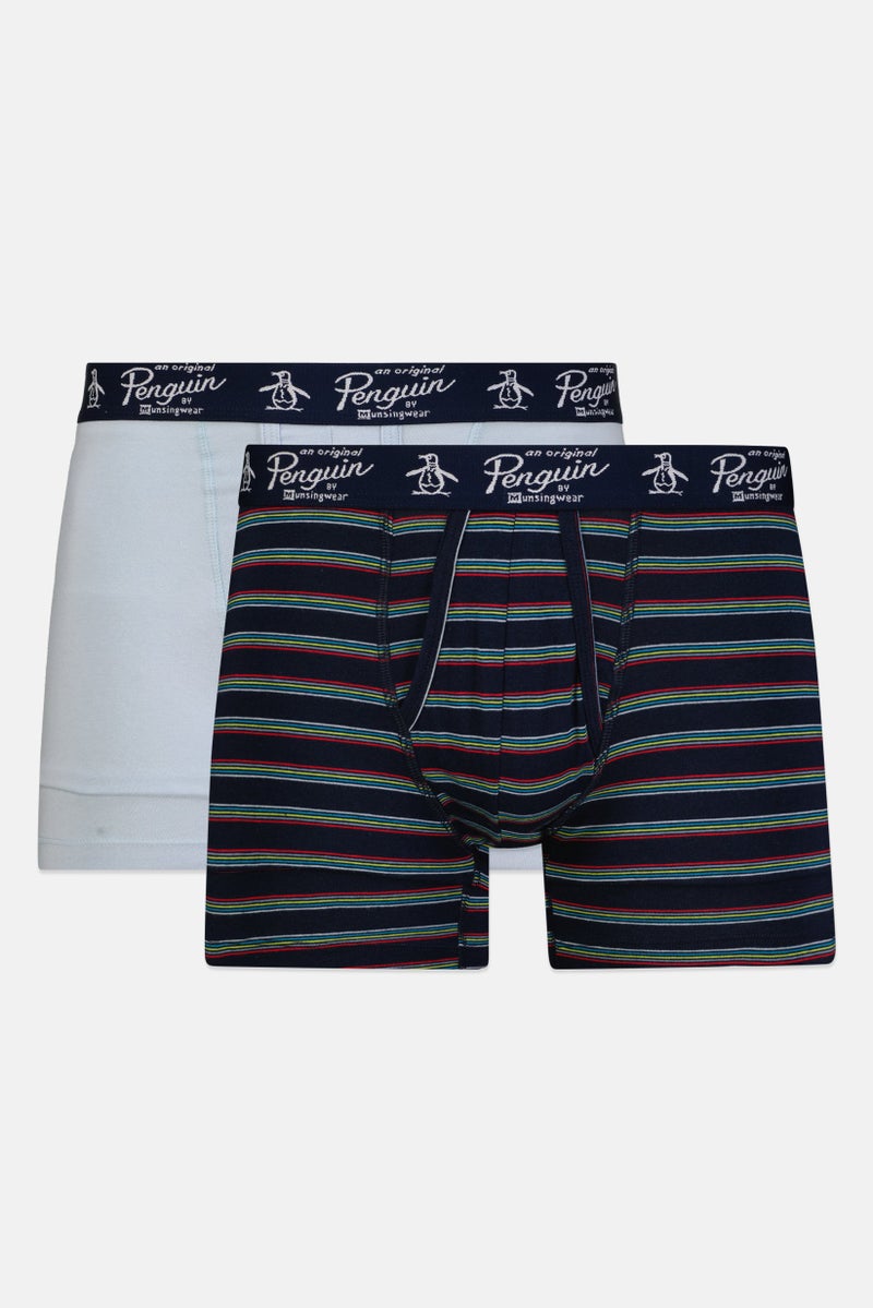 Original Penguin شورت بوكسر رجالي من قطعتين بطبعة شاملة، متعدد الألوان - Image 1