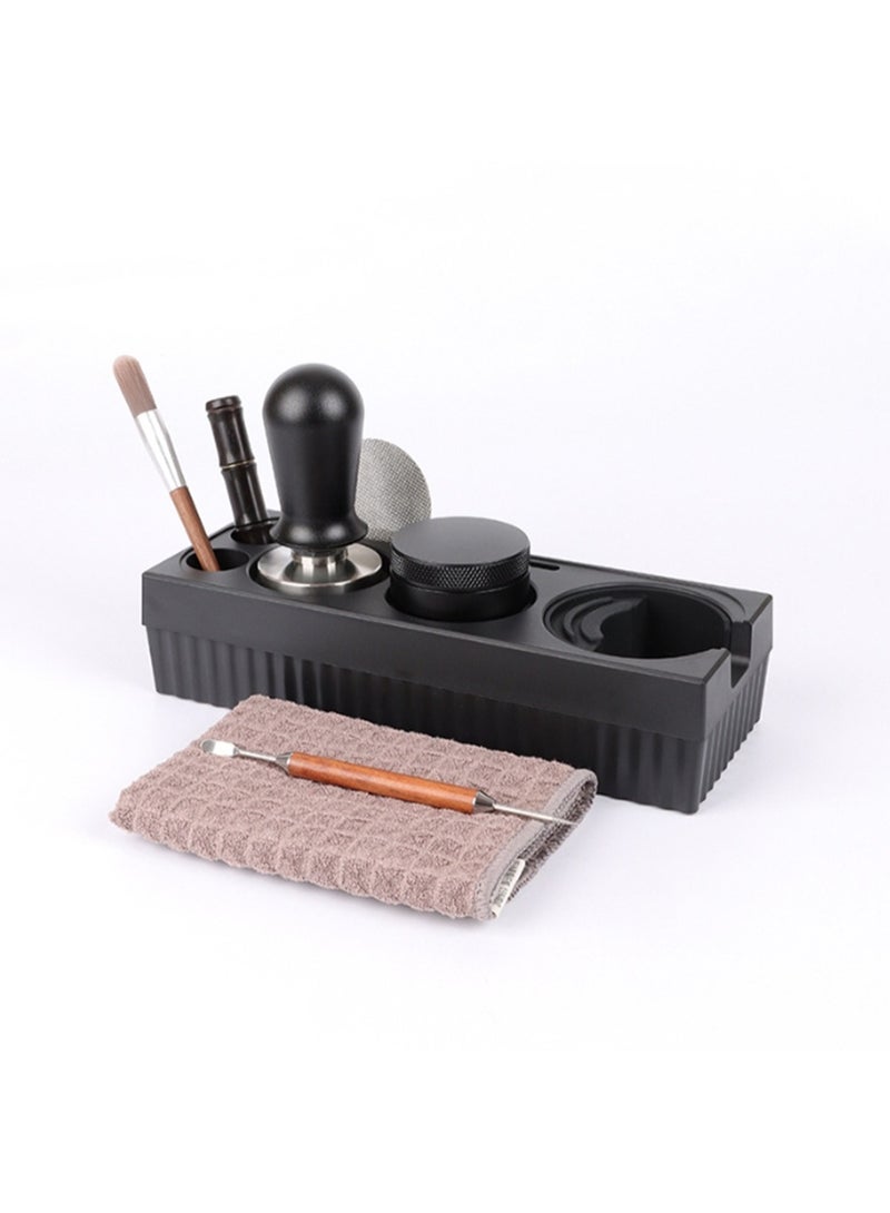 Espresso Tamping Station,Coffee Portafilter Holder,Espresso Tamper Stand for 51/53/58mm Portafilters、Tamper and Distributor,Espresso Machine Accessories,Coffee Tool Organizer  - Image 2
