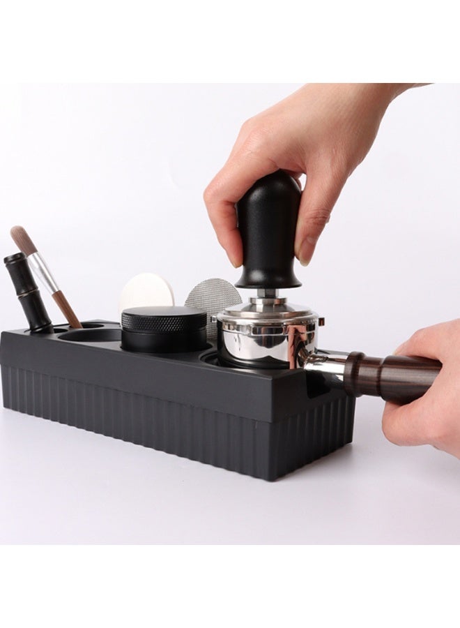 Espresso Tamping Station,Coffee Portafilter Holder,Espresso Tamper Stand for 51/53/58mm Portafilters、Tamper and Distributor,Espresso Machine Accessories,Coffee Tool Organizer  - Image 4