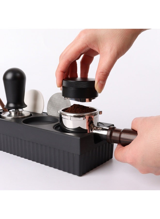Espresso Tamping Station,Coffee Portafilter Holder,Espresso Tamper Stand for 51/53/58mm Portafilters、Tamper and Distributor,Espresso Machine Accessories,Coffee Tool Organizer  - Image 3