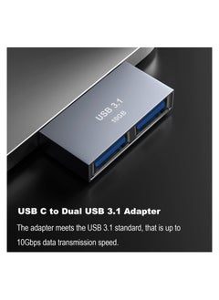 Y&D USB C MacBook Adapter (2 Pack), Thunderbolt 3 Dual Hub Type Extender and A Support PD 100W 10Gbps Female to Male Charing Data Transfer for Pro/Air  - Image 4