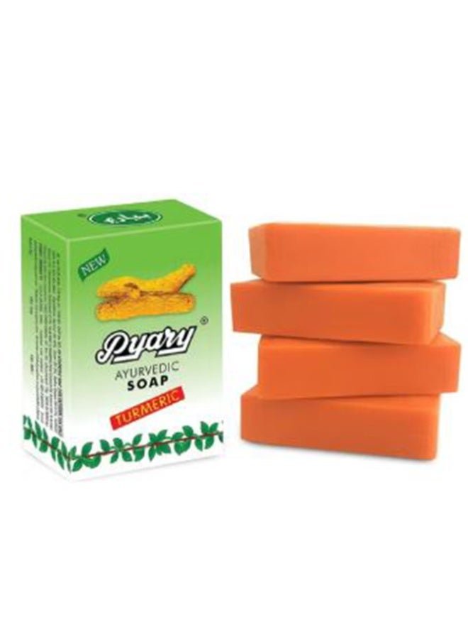 بياري صابون بياري الأيورفيدي بالكركم 75 جرام (5 قطع × 75 جرام) - Image 1