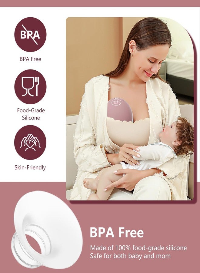 ١٠ قطع من حشوات الشفة ١٣/١٥/١٧/١٩/٢١ مم × ٢ متوافقة مع مضخات الثدي Momcozy M5/M9/M6/V2 Pro/V2 pro/S12 Pro/S9 Pro/Spectra/Medela/eufy/Elvie/Lansinoh/Paruu P10، ومعظم واقيات الثدي ٢٤ مم - Image 5