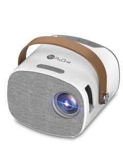 ProOne ProOne PGV300 Mini WiFi Portable LED Projector, Native 1080P Full HD Video, 80" Home Theater Movie Projector, USB/HDMI/AV/Micro SD, Built-in Speaker, Indoor/Outdoor Use, 30,000 Hours LED Life  - Image 2