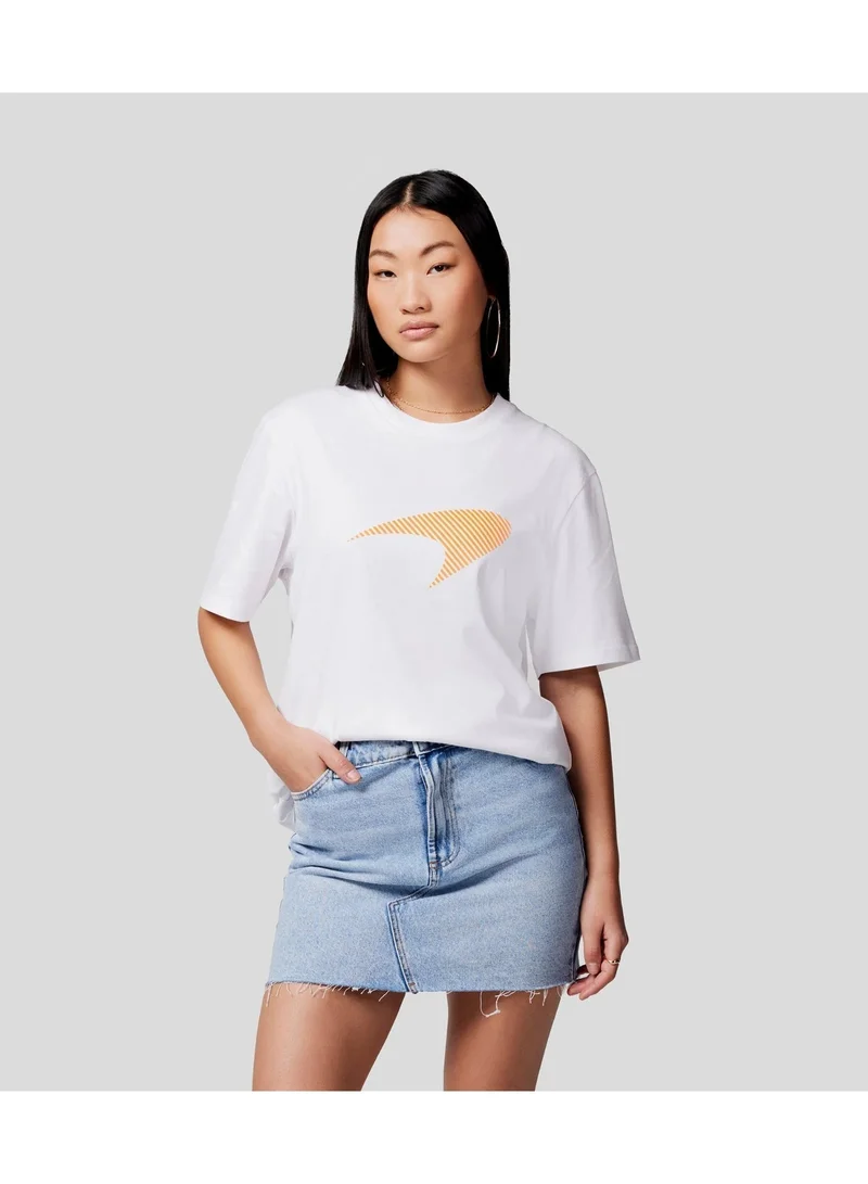 McLaren Mclaren Unisex Speedmark T-Shirt - Brilliant White