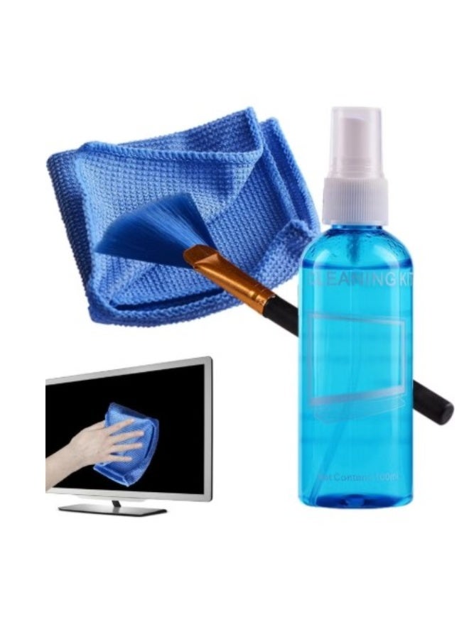 Terabyte Professional Quality Screen Cleaning Kit - Keep Your Screens Clean With The Source 3-in-1 Cleaning Set, Safely Clean Your Laptops Spotless, Monitors, LCD, LED, And TVs Without Damaging - Image 1